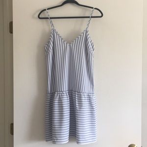 Tuckernuck Sugar Lips Blue and White Stripe Dress